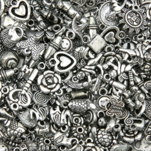 포즈샤인 문양 비즈 팔찌 스트랩 키링 만들기 공예 재료 30g + 미니롤 세트, 랜덤발송(비즈), 미니롤(고대실버), 1세트 7,900원