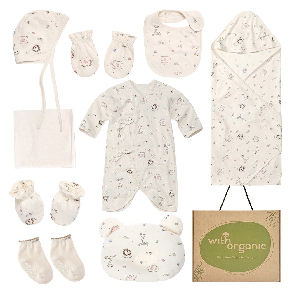 위드오가닉 신생아용 출산선물 10종세트 55,000원