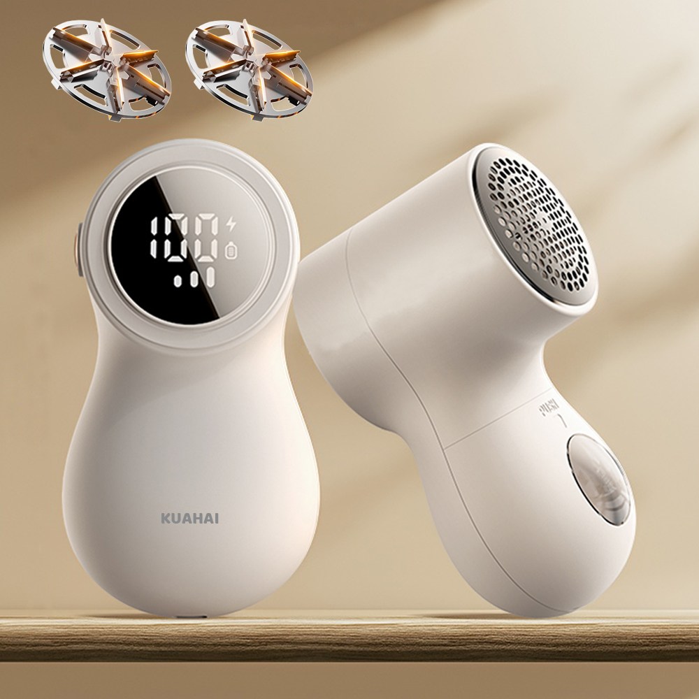 UFORU 6중날 옷 보풀제거기 1위 3단조절힘 LCD디스플레이전기량  휴대용 충전식 보풀제거기 lint remover 13,900원