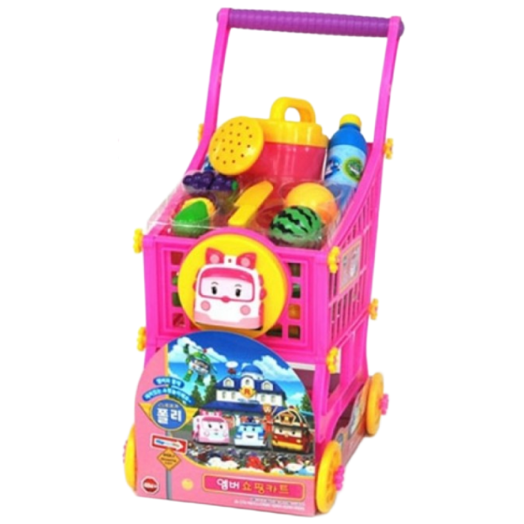 쿠쿠토이즈 로보카폴리 쇼핑카트 (엠버), 혼합색, 1개, 현재가 50,000원