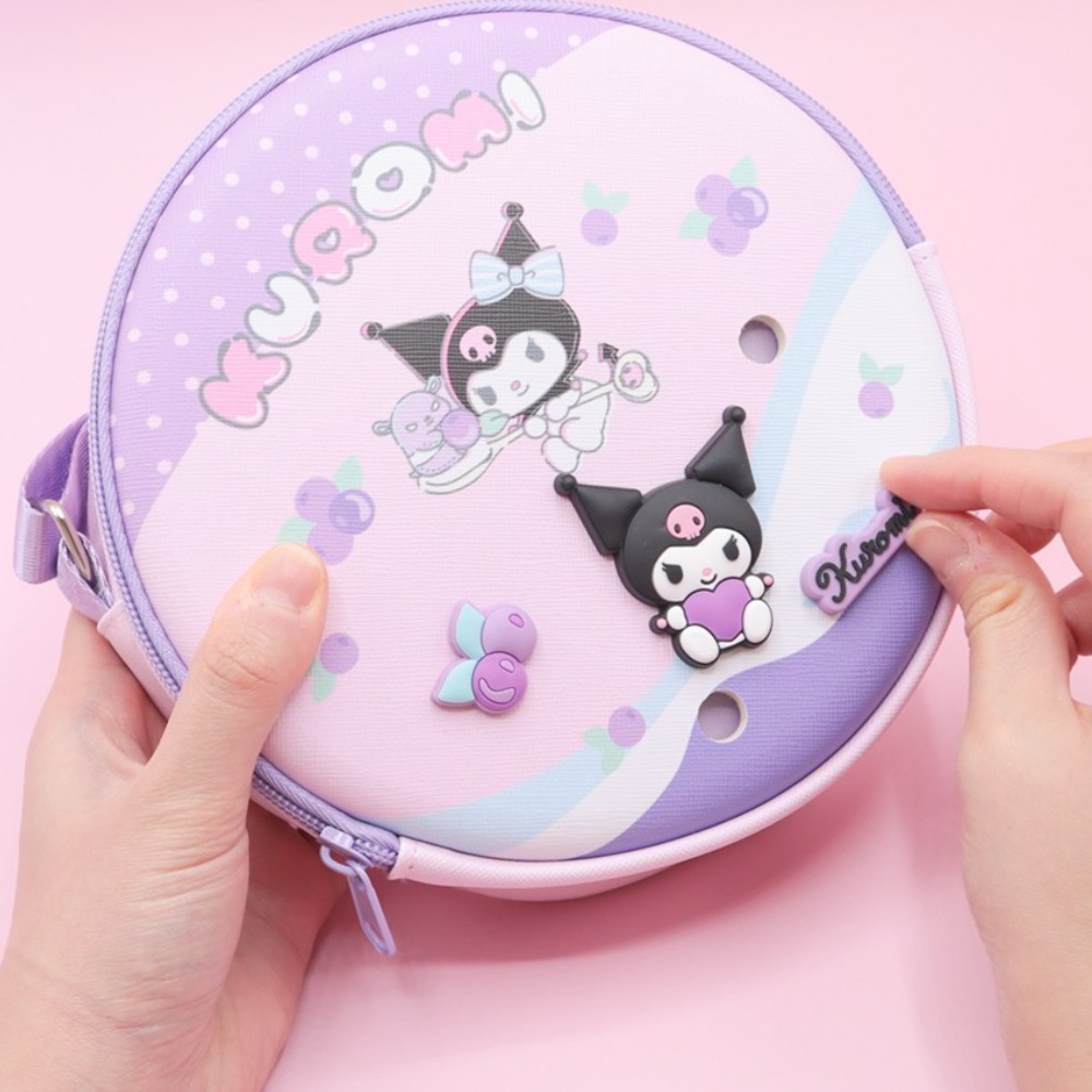 코지24 산리오 쿠로미 크로스백 슈즈참으로 스스로 꾸미는 나만의 폰가방 작은 미니백 - 장식 파츠 3개 포함 13,800원