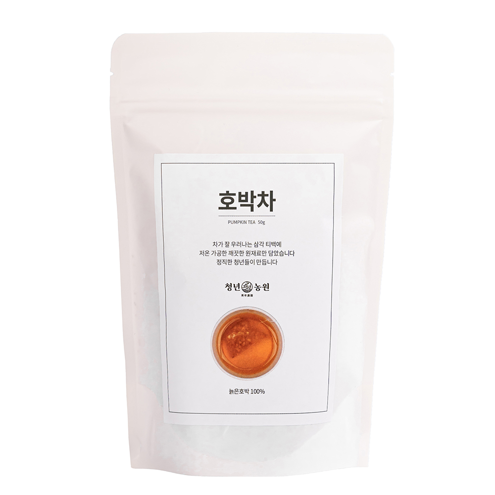 청년농원 저온가공 호박차 삼각티백, 1.5g, 50개입, 1개 13,900원