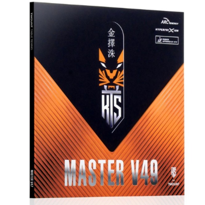 티마운트 KTS 마스터 탁구러버 V49, 레드, 1개 21,000원