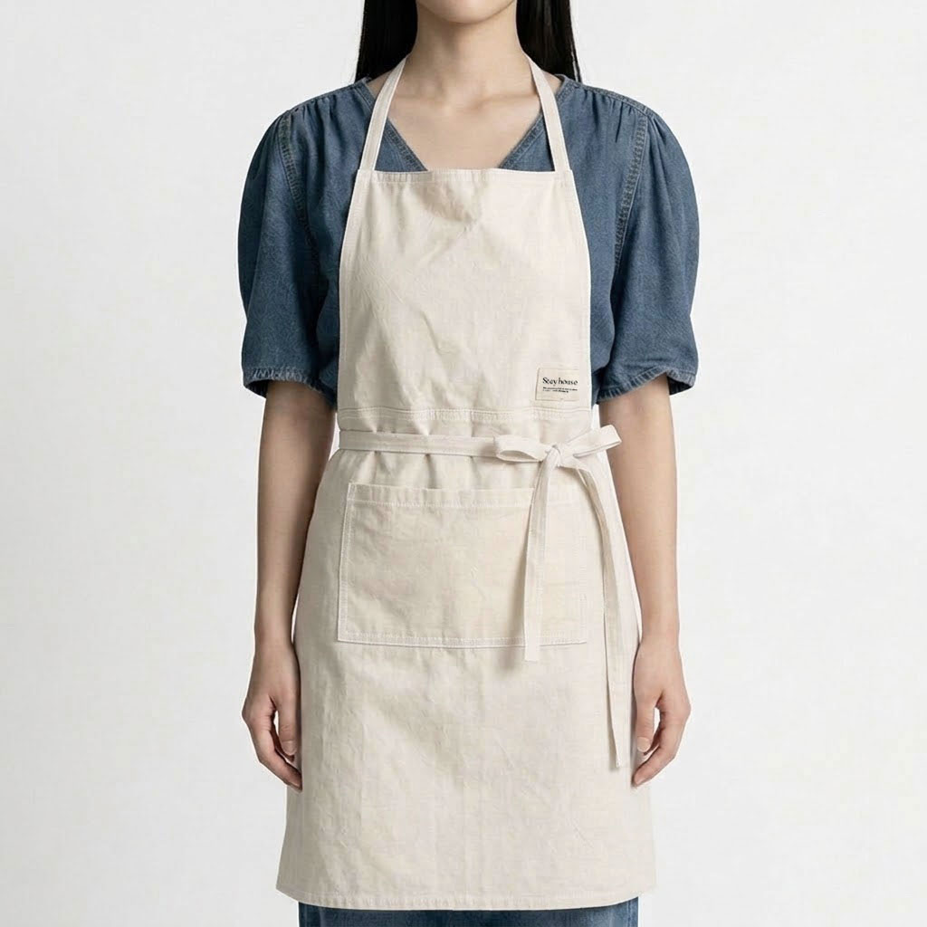 무형광 소창앞치마 100% 순면 먼지적고 빠른건조 Stay house 38,000원