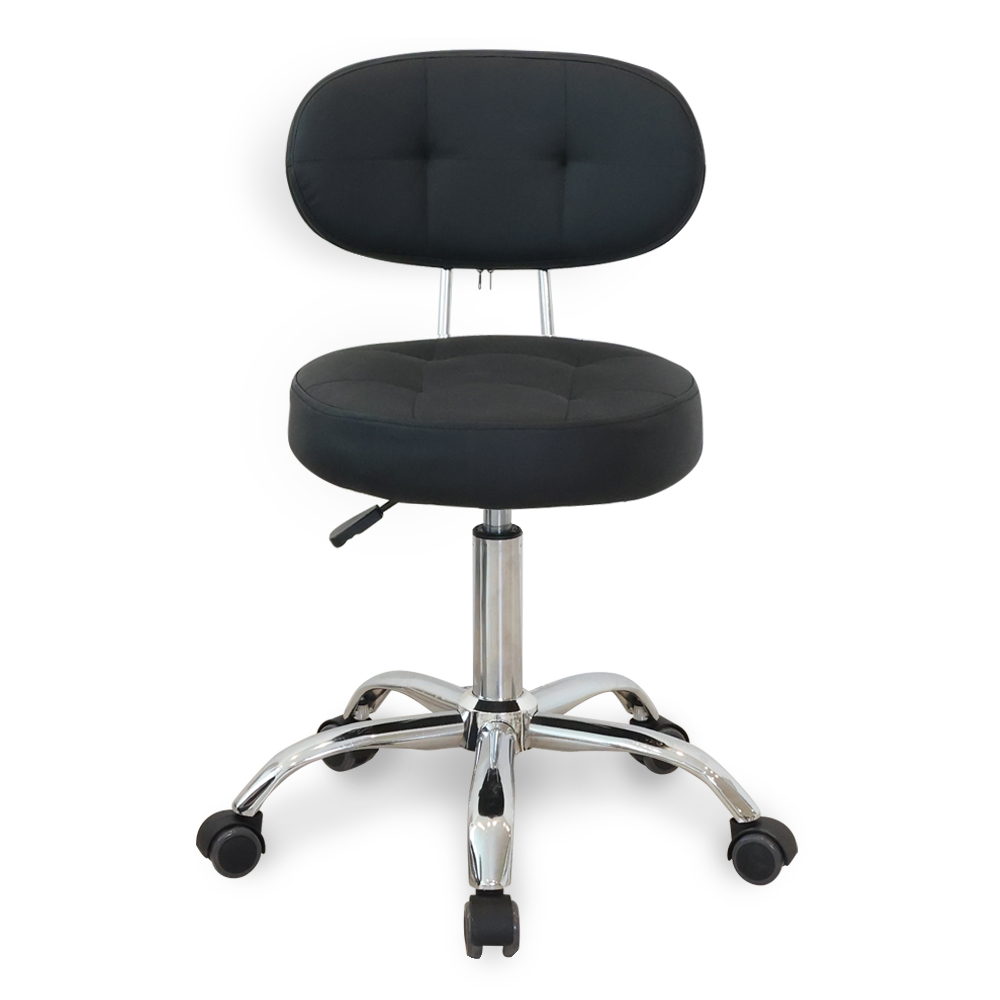 21세기트랜드 높이조절 등받이 이동식 회전 심플체어, 블랙, 1개 54,800원