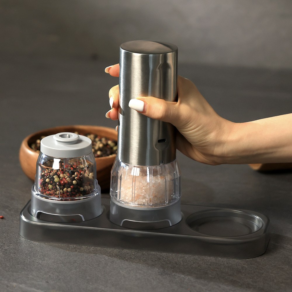 콕스타 솔트 페퍼 전동 그라인더 소금 후추 페퍼밀 통후추 분쇄기, 1세트, 100ml 99,000원