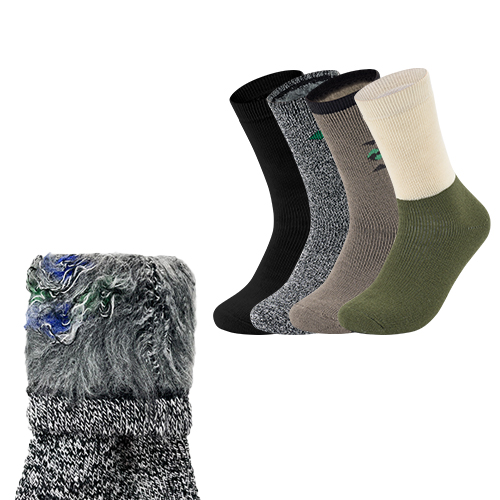 군화와고무신 고급 기모 밍크양말 SET - 군인 군대 군용 등산 스포츠 융털 남성 중목 22,800원