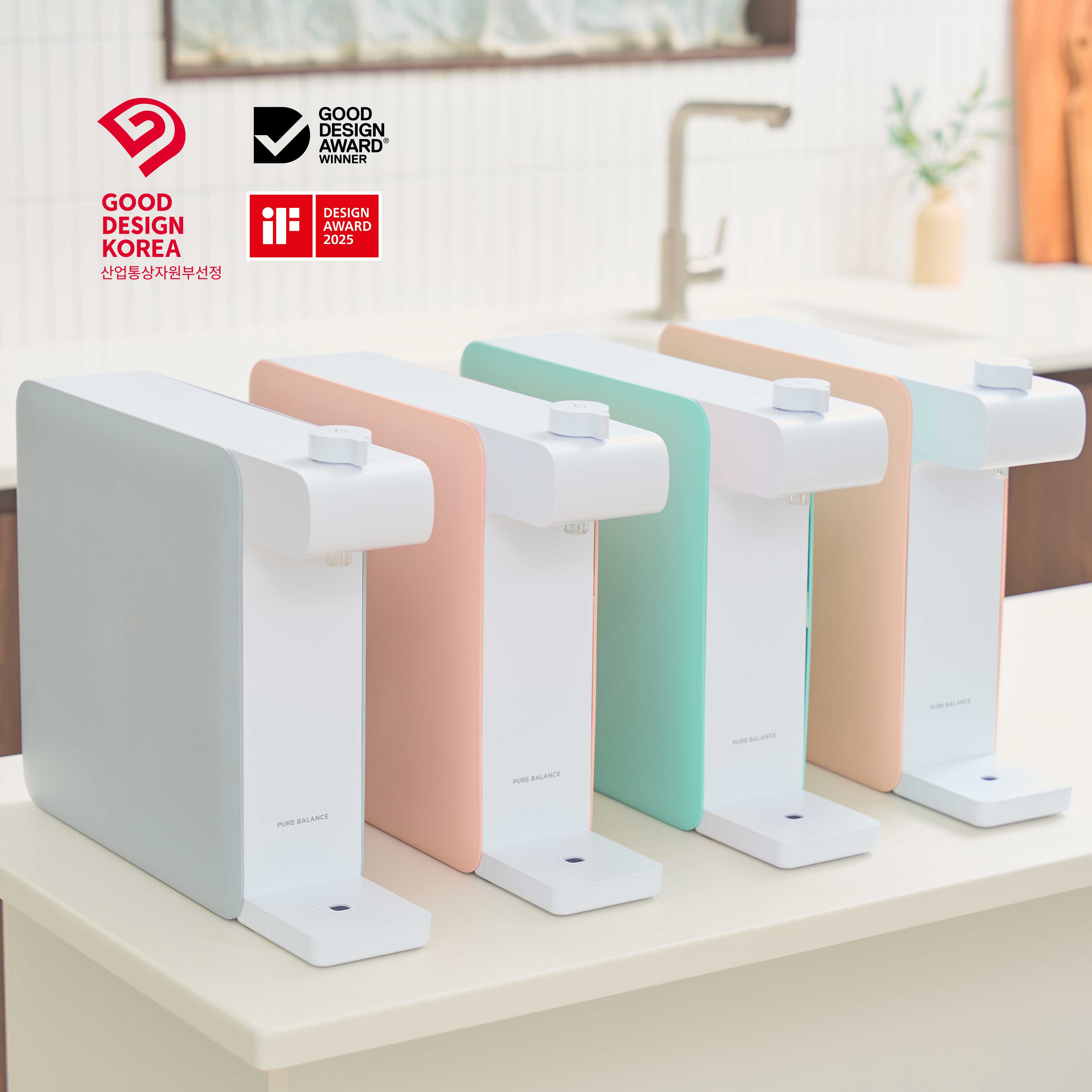 25년형 출시기념특가 퓨어발란스 무전원 직수 정수기 카운터탑 9단계 필터링 / 자가설치 / 1년치 필터포함, 아크틱 그레이 138,800원