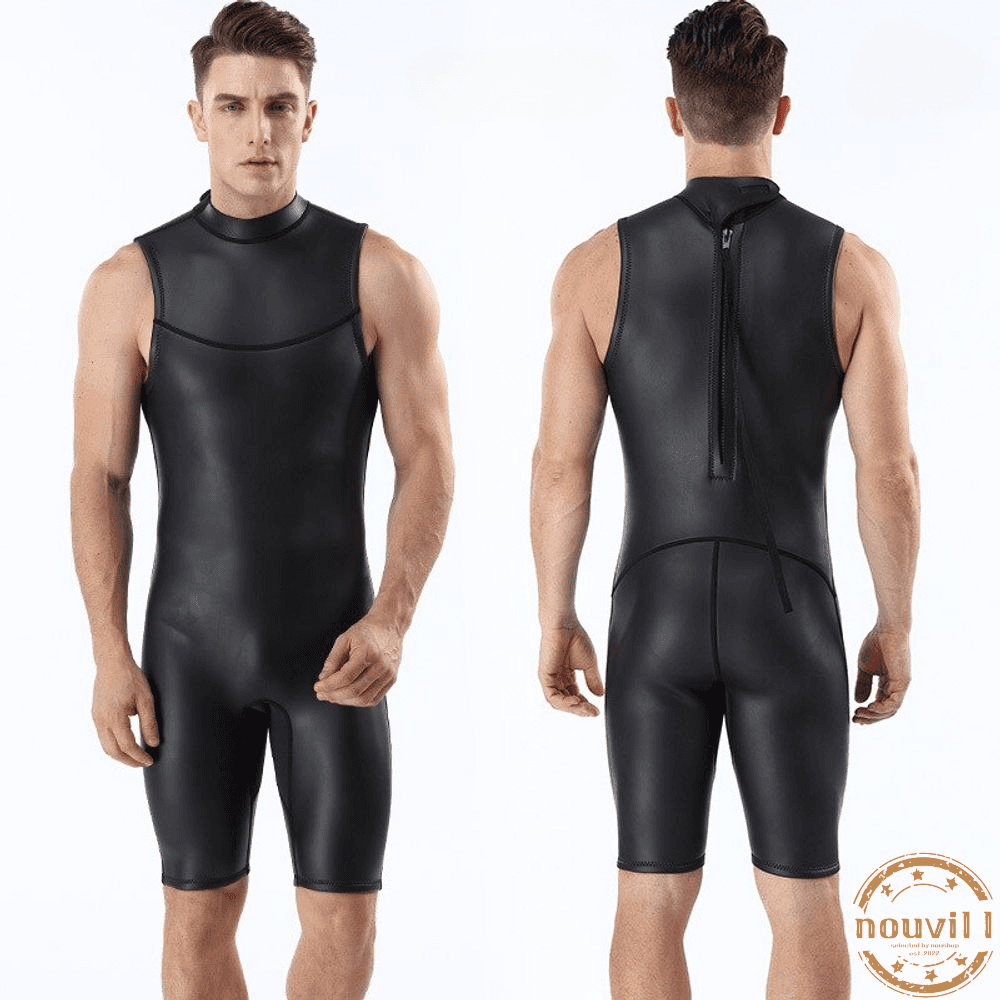 다이빙 슈트 서핑 웻 드라이 프리 수트 남성용  2mm 네오프렌 잠수복 민소매 반바지 원피스 스쿠버 스노클링 95,200원