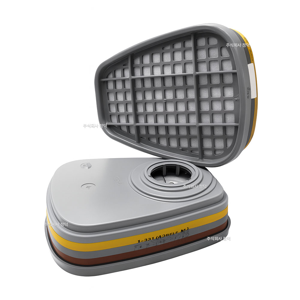 3M 6003K 마스크 방독정화통 (2개=1SET) 반면형체 양구형 공업용 가스 냄새 차단 유기화합물용 필터 7502 6200 6800 마스크 필터 30,600원