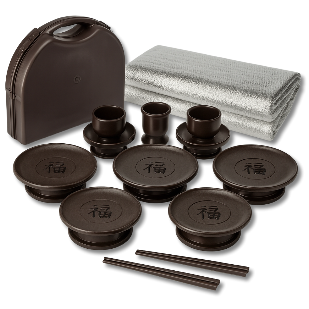 국내산 목기공예 휴대용 제기세트 미우뮤, 16개, 현재가 38,000원