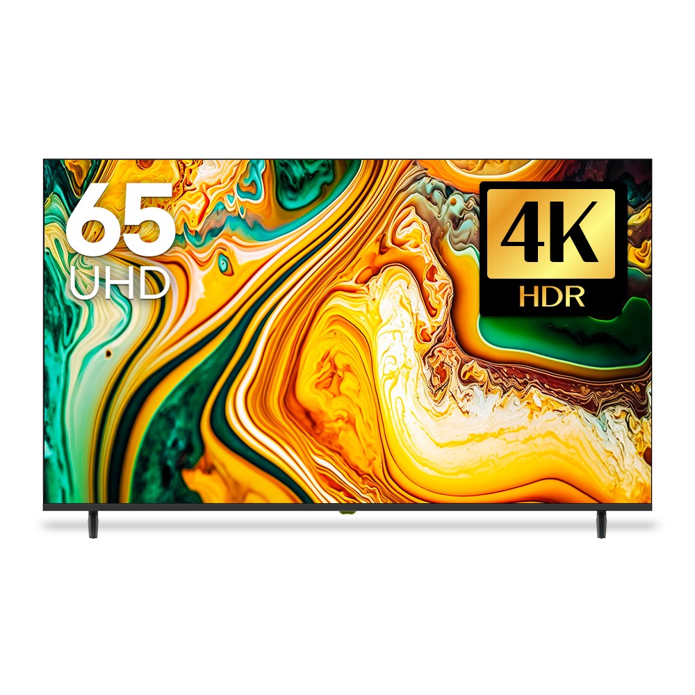 26년형 신제품 10년AS보장 아바 4K HDR PRO 165cm (65인치 ) 1등급 제로베젤 UHD TV, 고객직접설치, 스탠드형, 자가설치(직배송), 65인치 429,000원