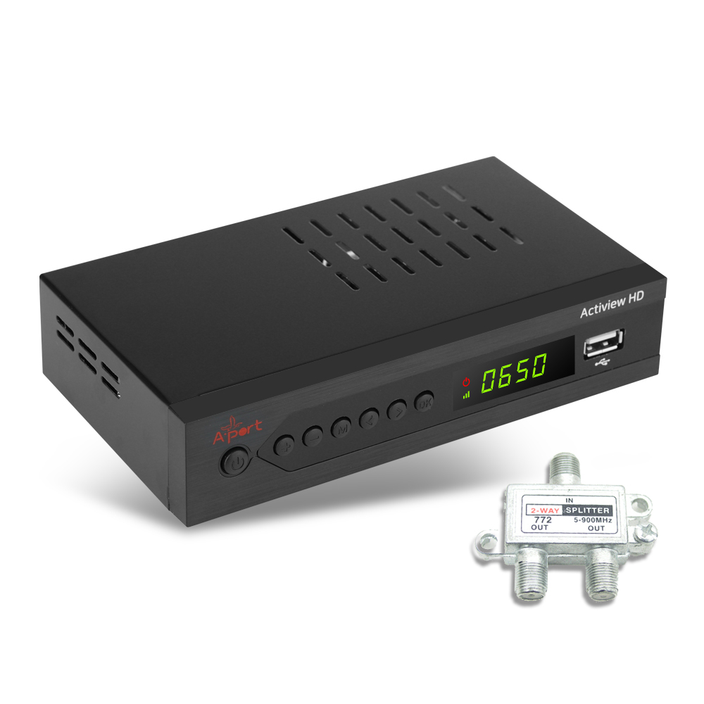 Actiview HD UHD 지상파 TV 수신기 FHD 안테나 셋탑박스 51,500원