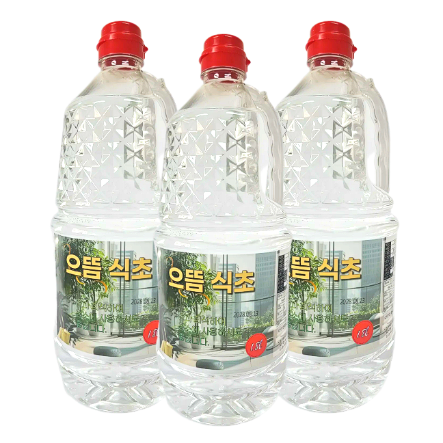 으뜸 청소용 식초, 3개, 1.8L 14,800원