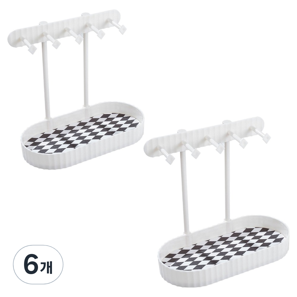 코히모 악세사리 소품 디스플레이 진열대 트레이 4W434, 6개, 화이트 28,200원