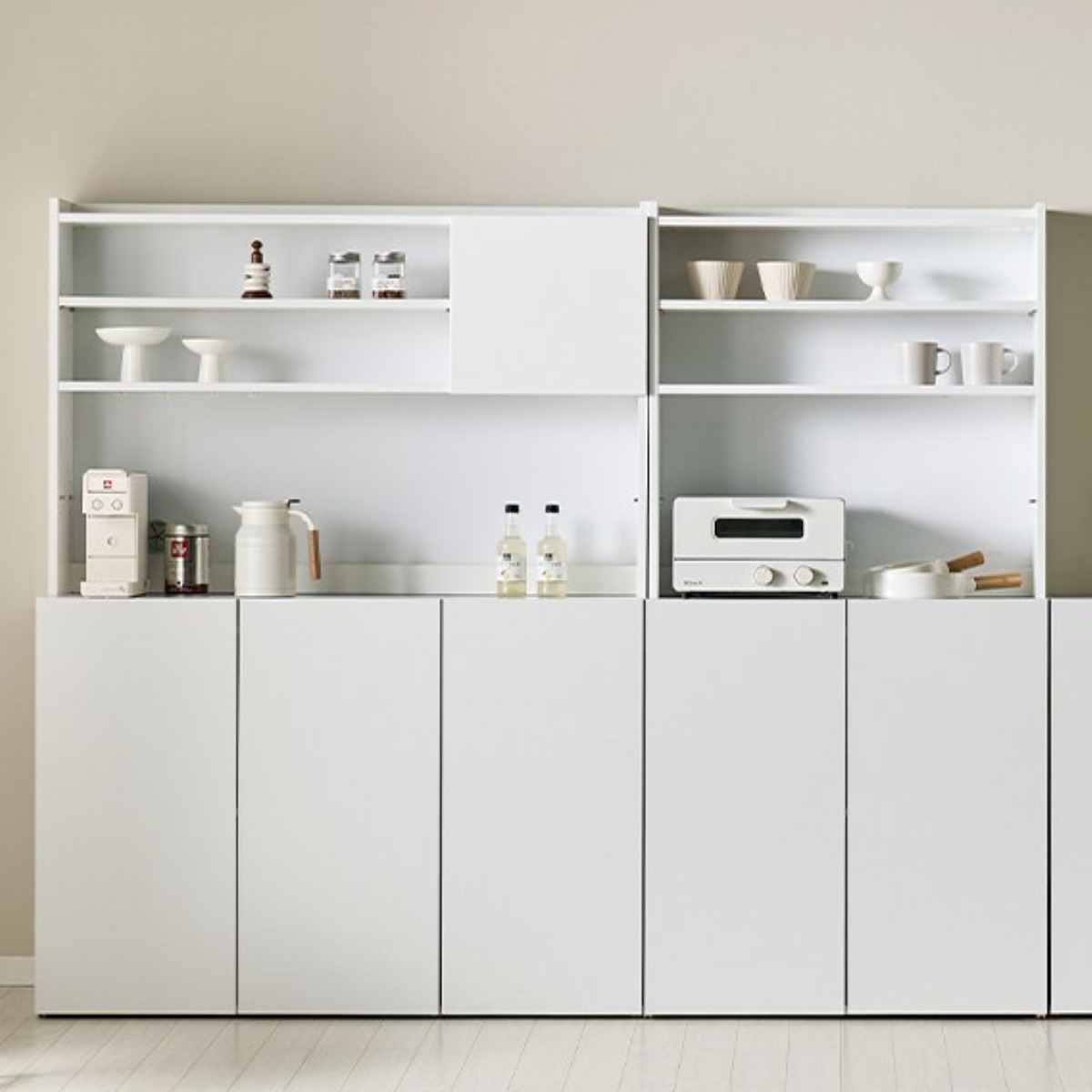 보루네오 키첸 주방 수납장 부엌 홈카페 틈새장 키큰 좁은 깊은 400 600 800 129,000원