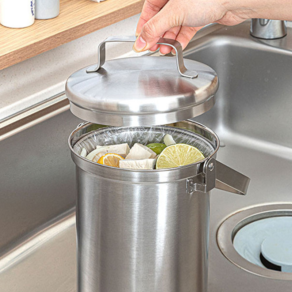 스테인리스 304 음식물 냄새안나는 쓰레기통 3L 음쓰통 25,500원