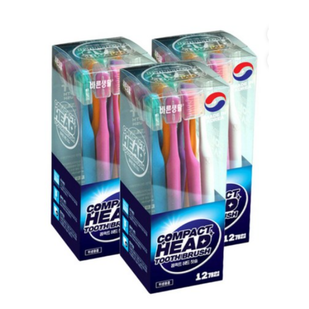 바른생활 얇은헤드 초극세모 칫솔 12입+그린티칫솔 12입+아트컬렉션 12입(36입) 20,910원