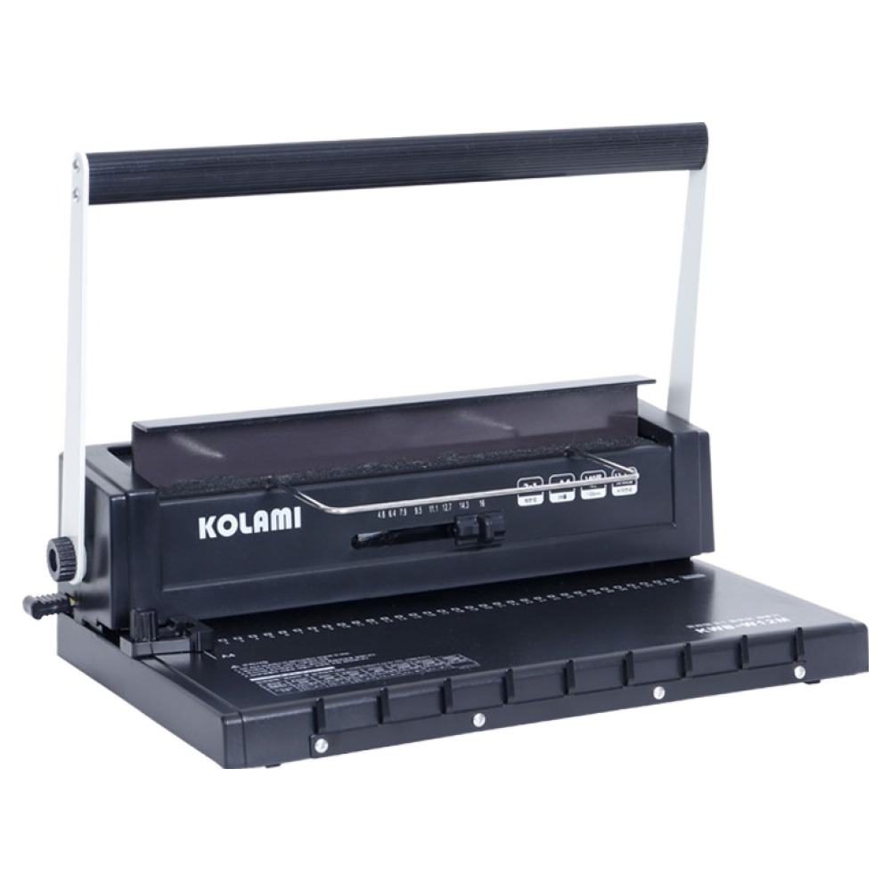 코라미 와이어링 제본기 KWB-W12MC + 원형천공 링 20p + PP표지 20p + 종이표지 20p + 탈착기 세트 67,000원