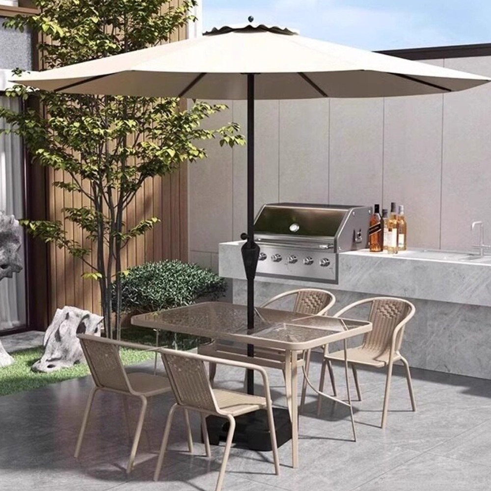 라바체 파라솔 야외테이블세트 야외테이블 편의점 테이블 세트 야외용 테라스 사각 대형파라솔 345,610원