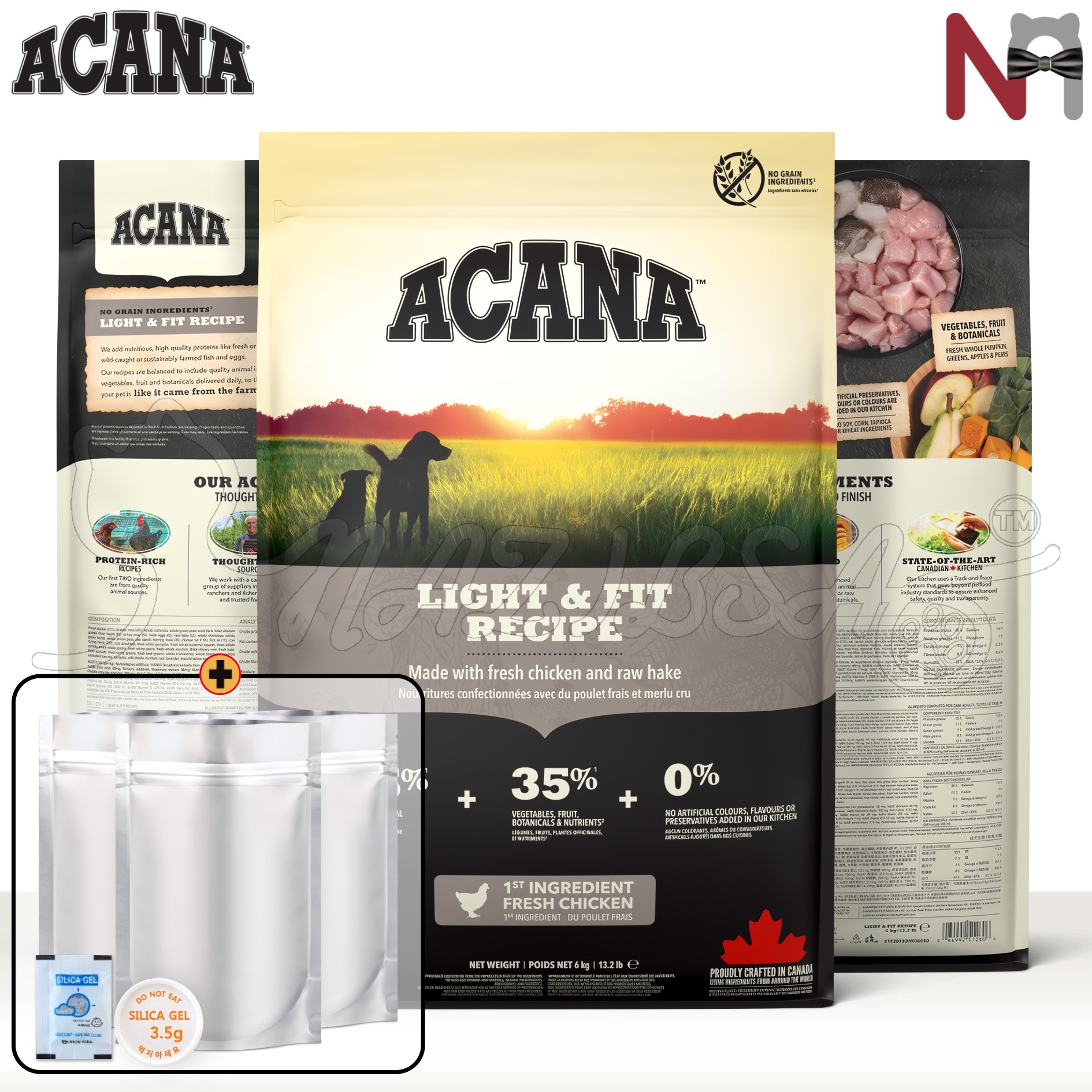 아카나 라이트앤피트 독 6kg + 소분팩등 선택 82,900원
