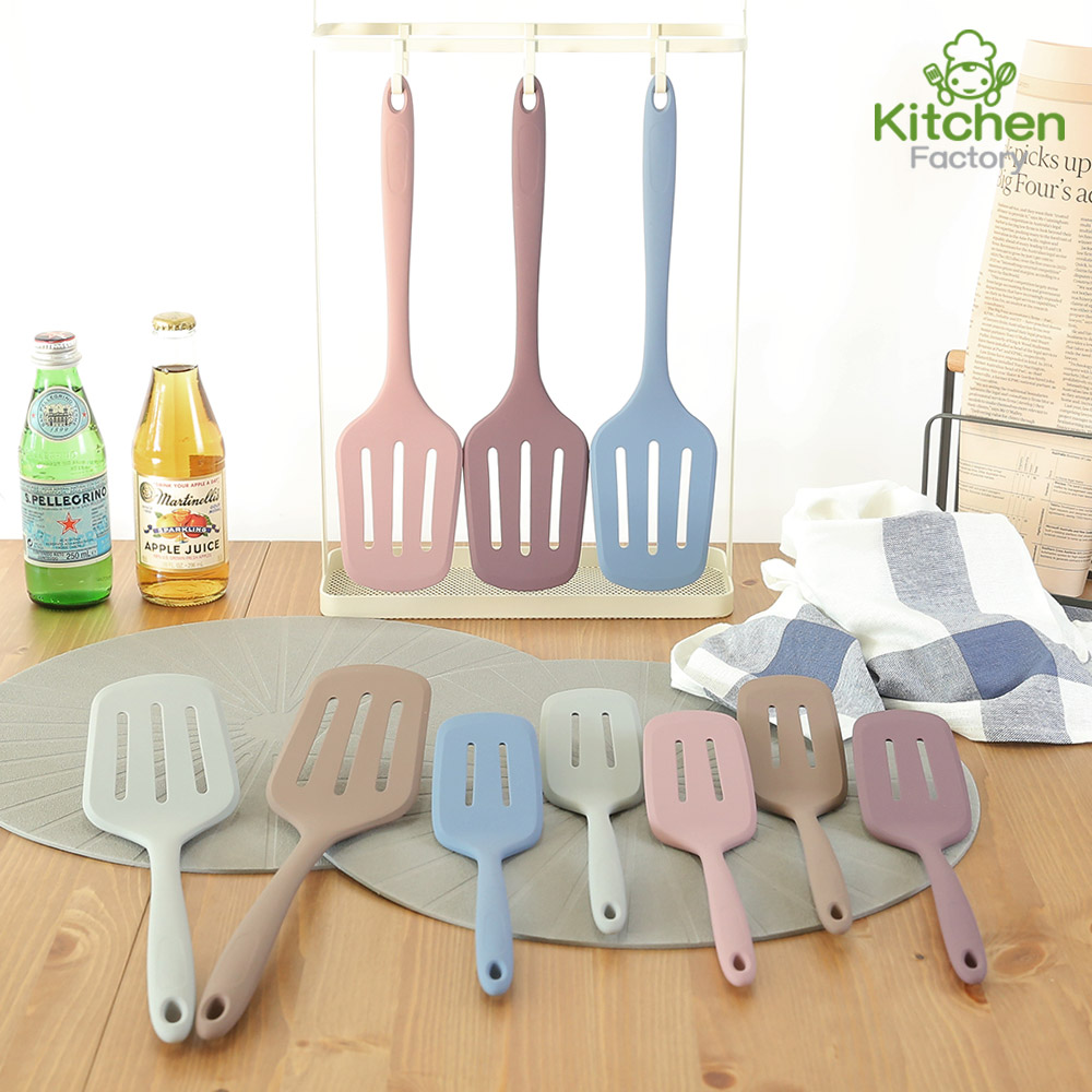 키친팩토리 파스텔 실리콘 뒤집개 대 소 5color 7,800원