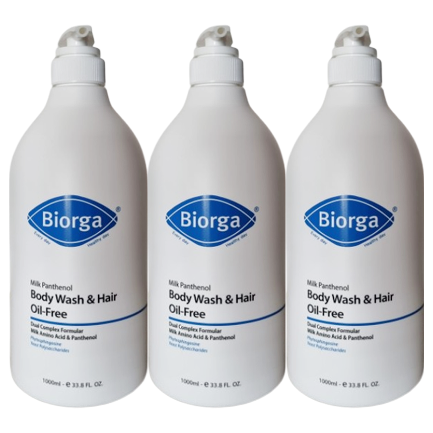 바이오가(3개) 밀크판테놀 헤어 앤 바디워시 오일프리 1000ml 184,300원