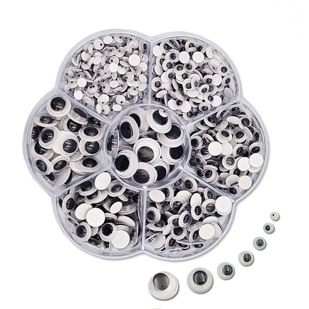 나홈 접착식 입체 눈알 스티커 700p 세트 5,100원