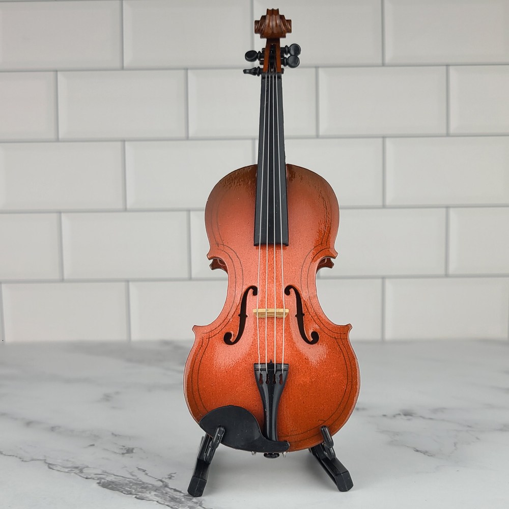 16cm 바이올린 미니어처 현악기 인테리어 소품 인형의집 장식품 29,800원