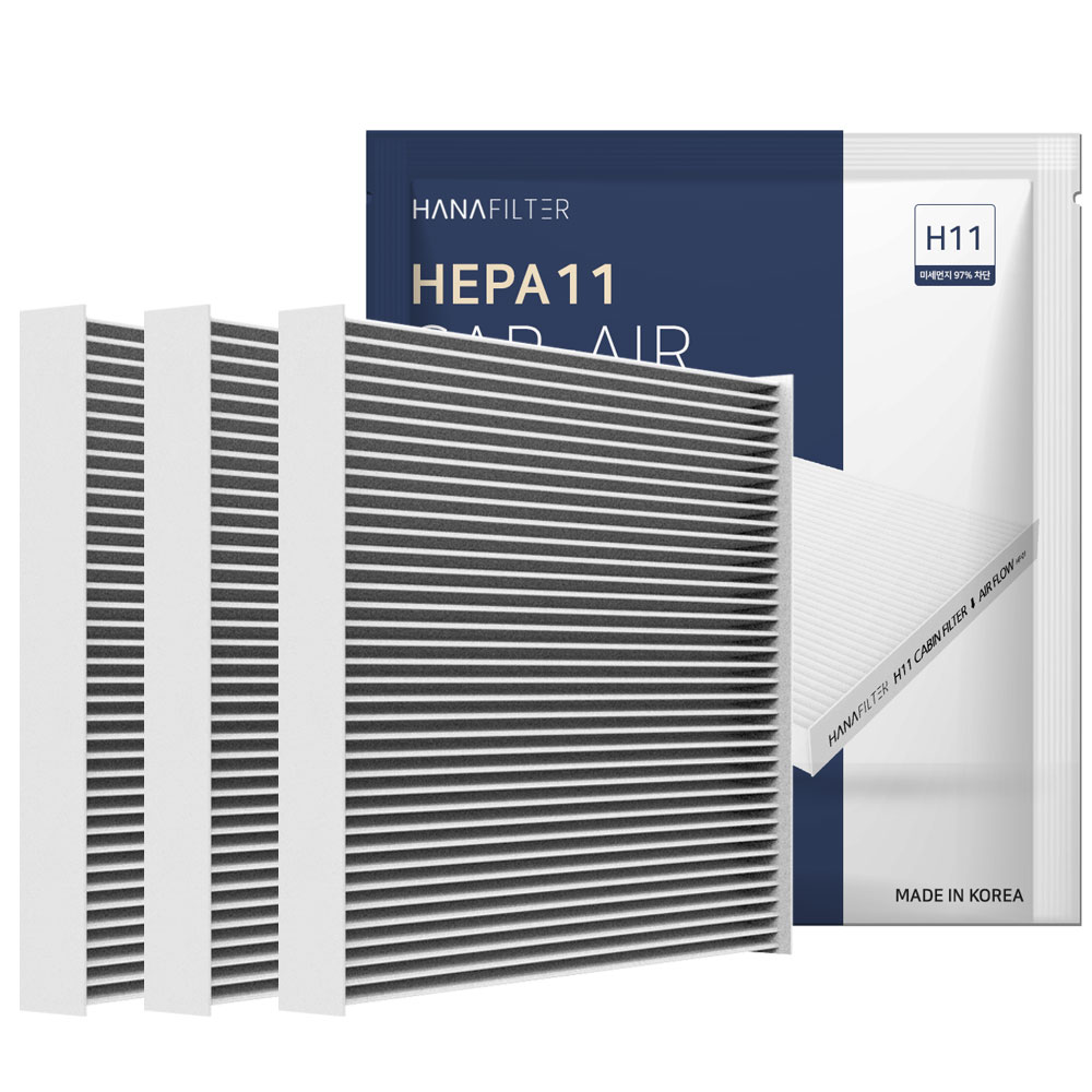 3개 하나필터 PM2.5 차량용 자동차 에어컨 필터 초미세먼지 제거 국내산 14,900원