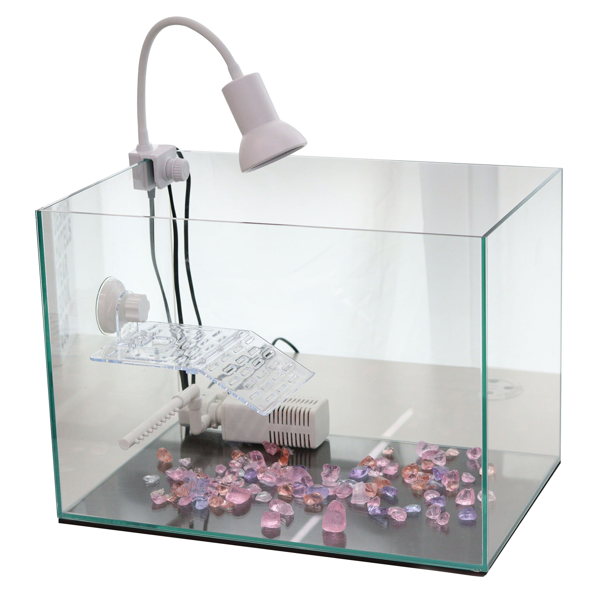 모비딕 거북이 어항 + UV조명 + 여과기 + 쉼터 + 바닥재 세트, 혼합색상, 1세트 84,500원