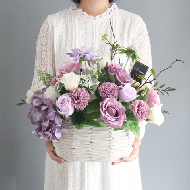 모리앤 비누꽃 에바 꽃바구니 49,800원