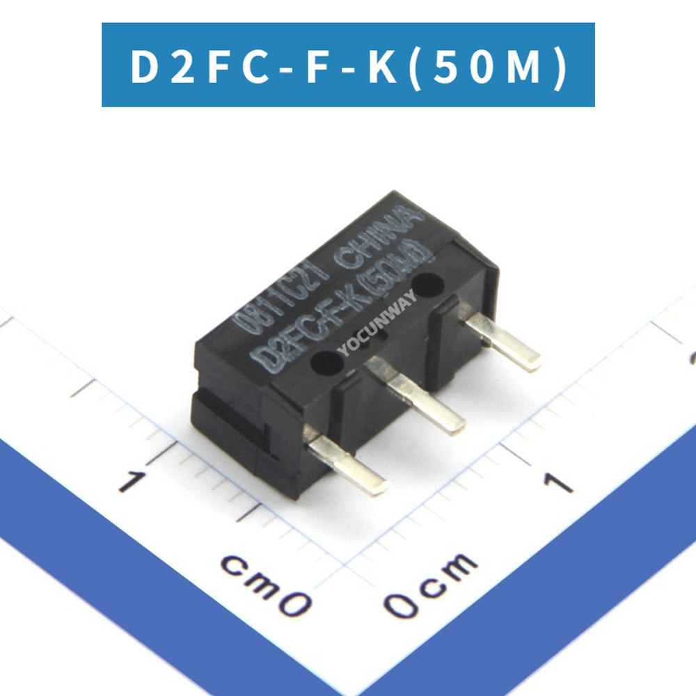 OMRON 마이크로 스위치 블루 도트 리미트 3 핀 마우스 단추 수리 0 개 00 D2FC F K 50M, 현재가 415,300원