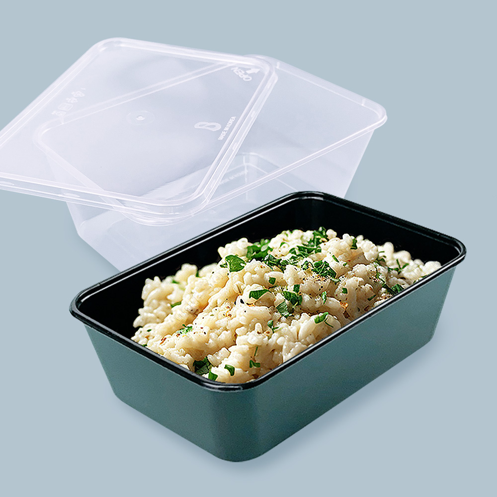 사출 직사각 죽 반찬 용기, 1개, 50세트 17,500원