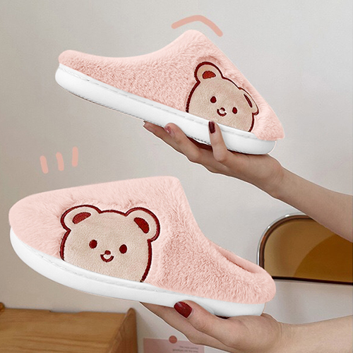 캘리웨이브 털 실내화 털 슬리퍼 몽글곰 겨울 거실 귀여운 예쁜 포근 푹신한 발편한 여성 남자 커플 사무실 학교 거실화 층간 소음방지 실내 슬리퍼 12,900원