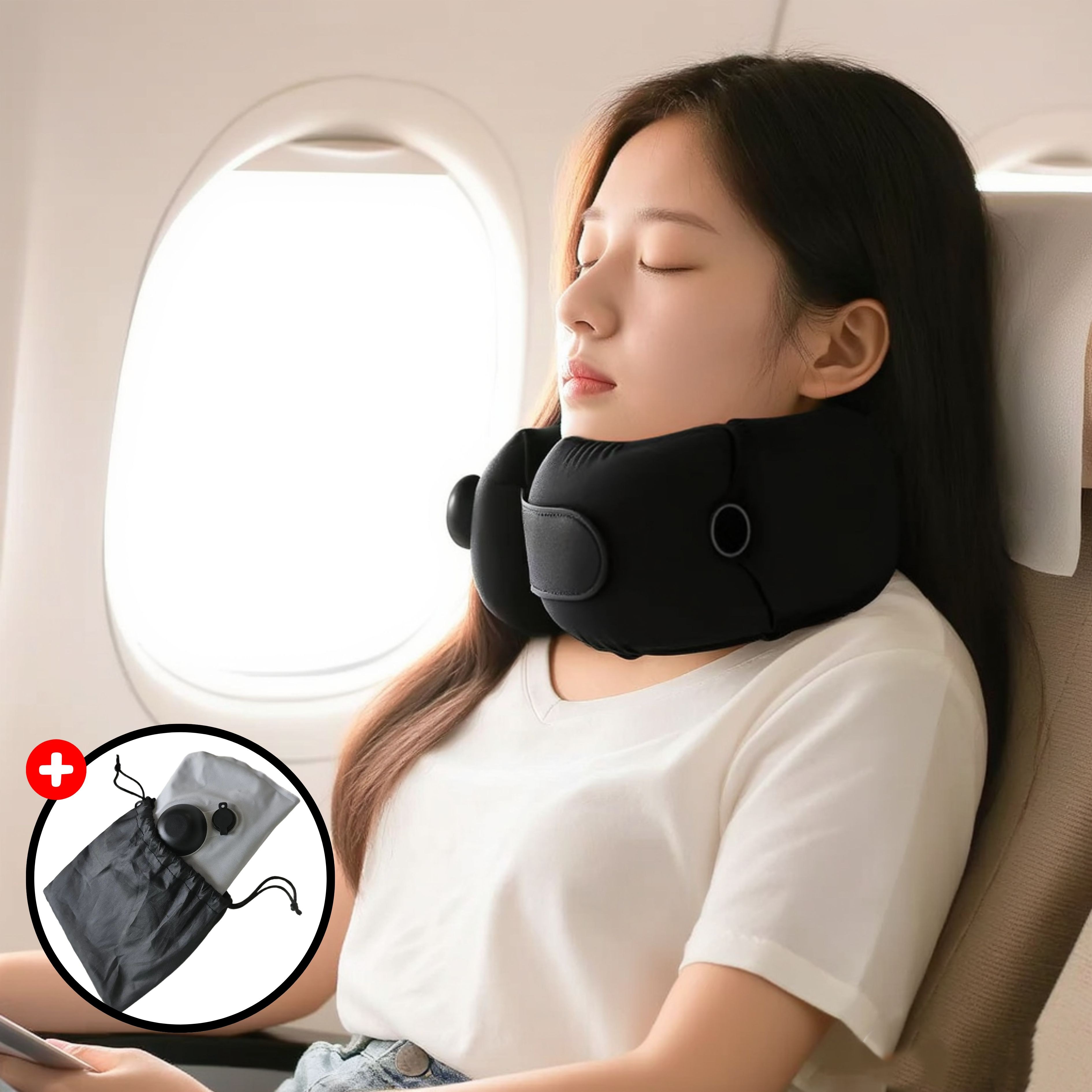 아이브홈 에어 펌프 여행용 목베개 기내용 차량용 목쿠션 넥 필로우 23,900원