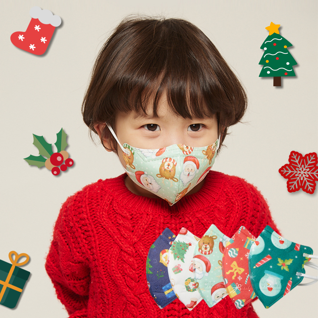 이로와 크리스마스 마스크 (5매 x 4세트) 20매 / 초소형 소형 유치원 어린이집 교회, 크리스마스 마스크, 4세트, 5개입 20,000원