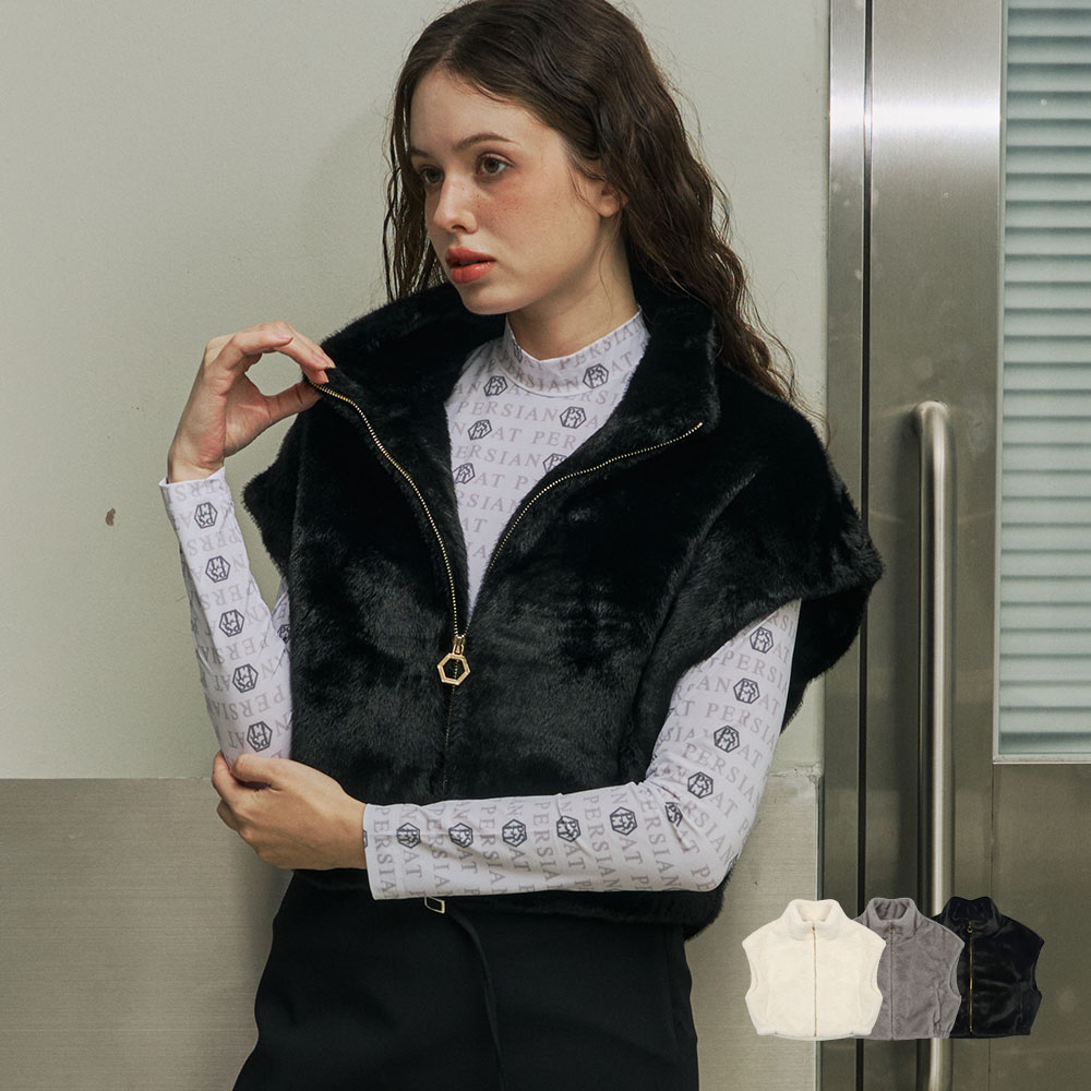 페르시안캣 퍼 밍크 여성용 베스트 342,700원