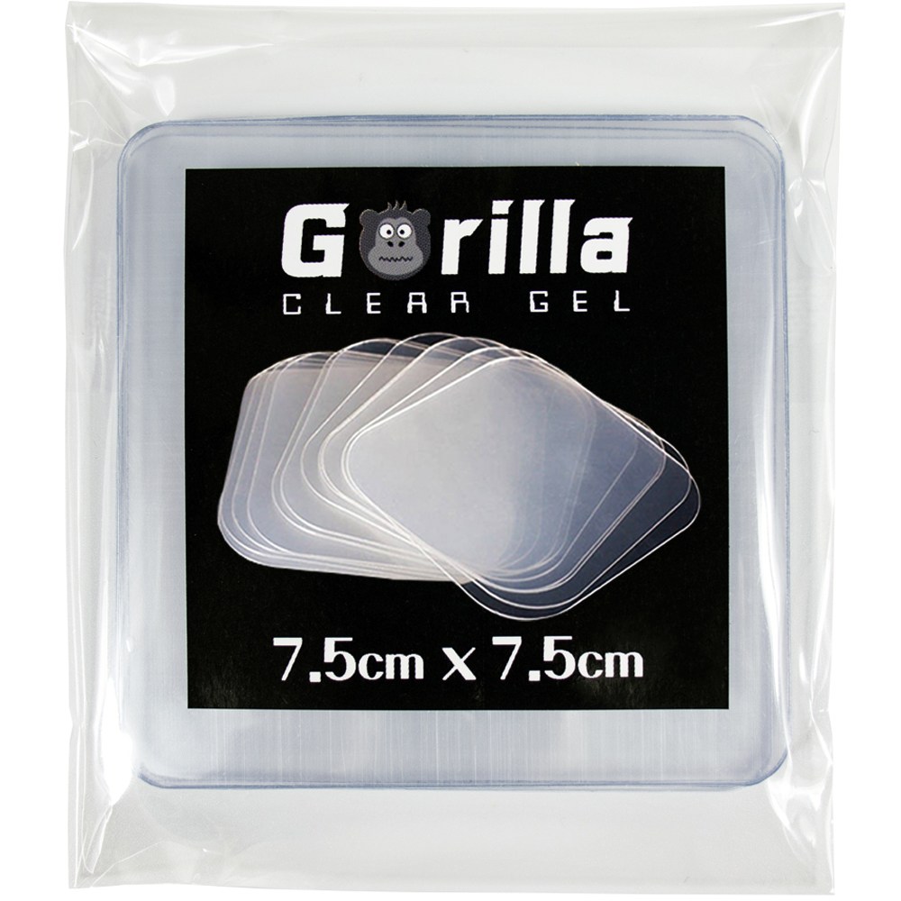 (10장)접착흔적없는 매직 실리콘 테이프 양면스티커형 7.5cmX7.5cm 고릴라클리어겔 4,750원