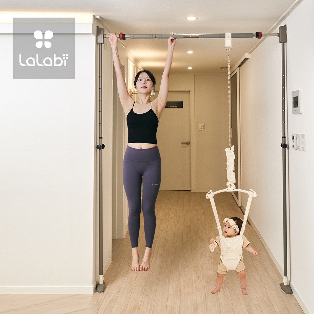 라라비 스탠드 철봉 방문 문틀 아기 그네 풀업바 (와이드 도어형 98~130cm) 79,000원