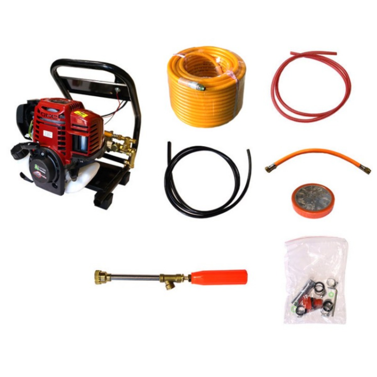 4행정 35.8cc 혼다 타입 엔진 동력 분무기 구보텍 클로버 포터블 농약 살수기 살포기 30m, 단일, 1개 199,000원