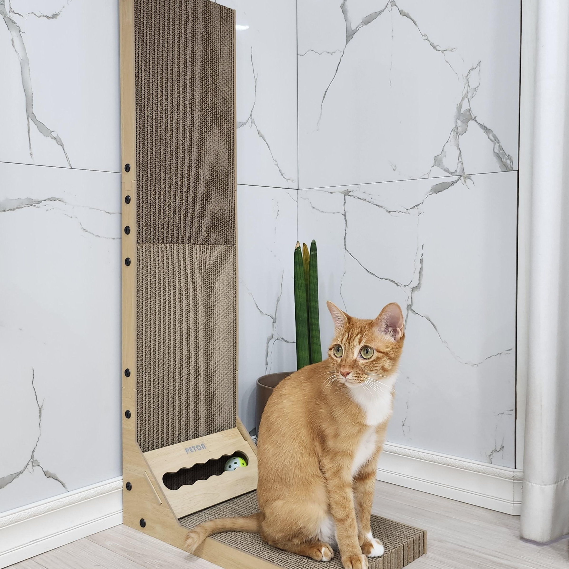 PETCA 우드 DIY 고양이 수직 스크래쳐 소파 장난감 대형, 단일색상, 1개 19,500원