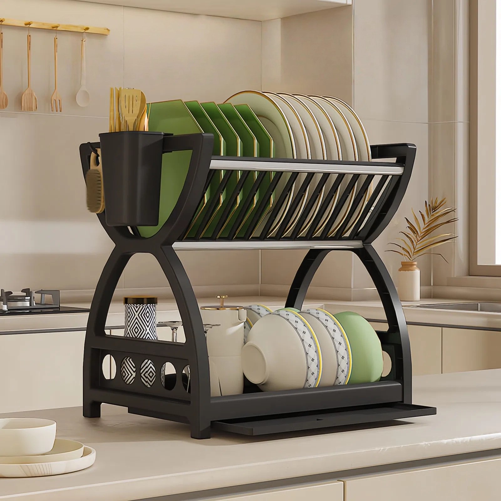 아스토 식기건조대 2단 씽크대건조대 그릇 접시 거치대 깔끔한 주방정리 9,990원