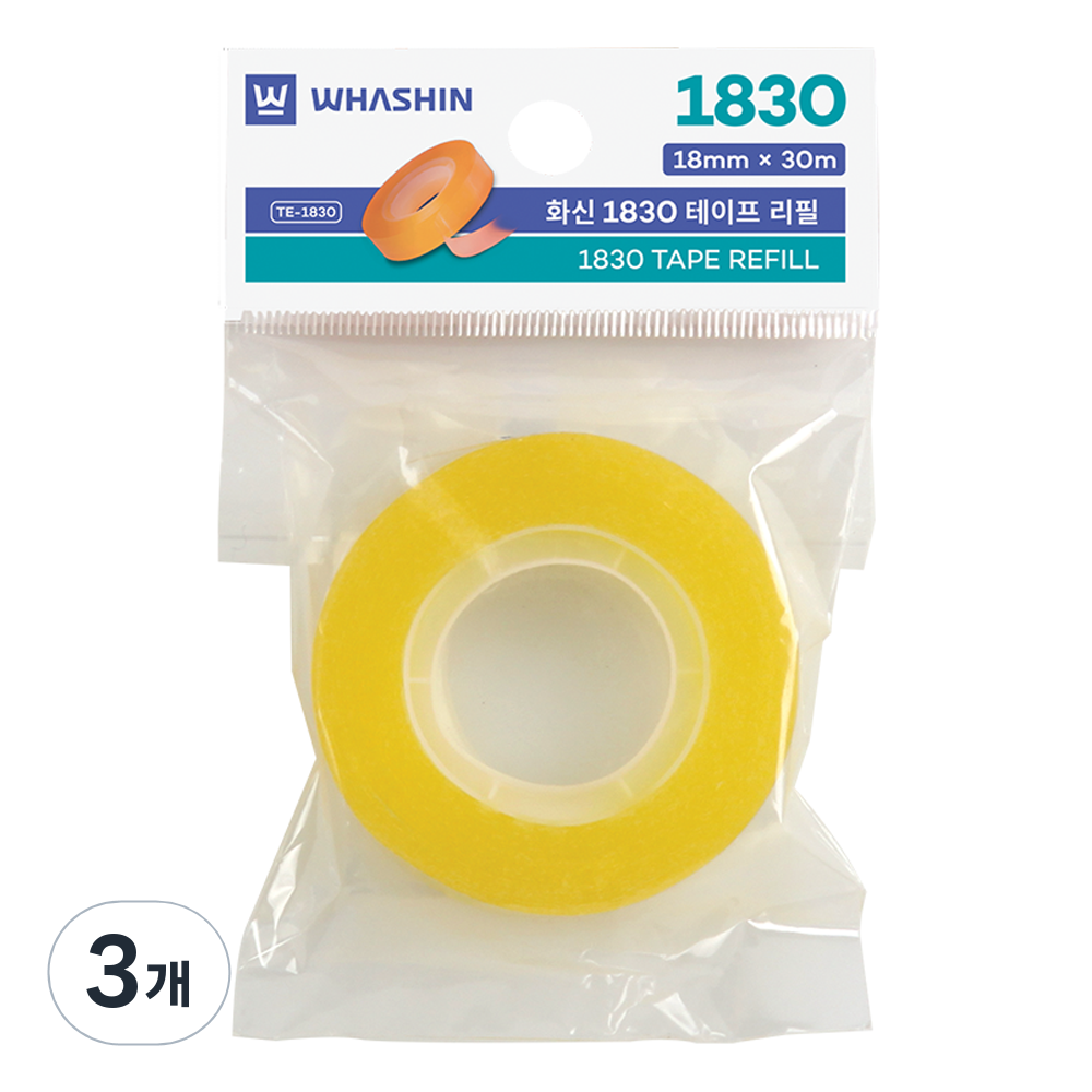 화신 1830 테이프 리필 18mm x 30m 13,300원