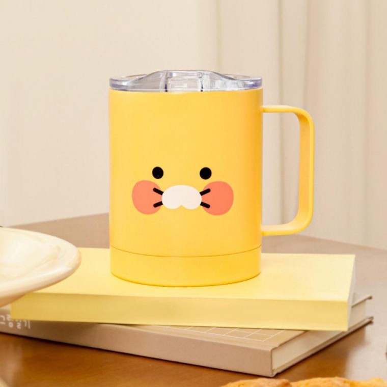 스텐 컵 카카오프렌즈 CS 춘식이 텀블러 스텐컵 머그 텀블러 손잡이, 1개, 상세페이지 참조 57,670원