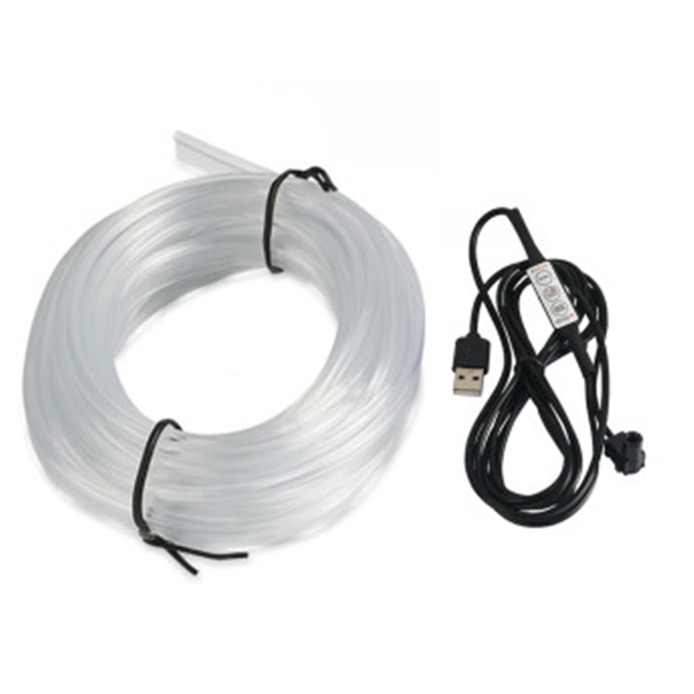 데일리쇼핑 자동차 USB엠비언트 컨트롤러 + 몰딩 세트 RGB풋등 LED풋등 무드등 라이트 컴퓨터 광섬유 와이어 실내등 차량용 9,800원