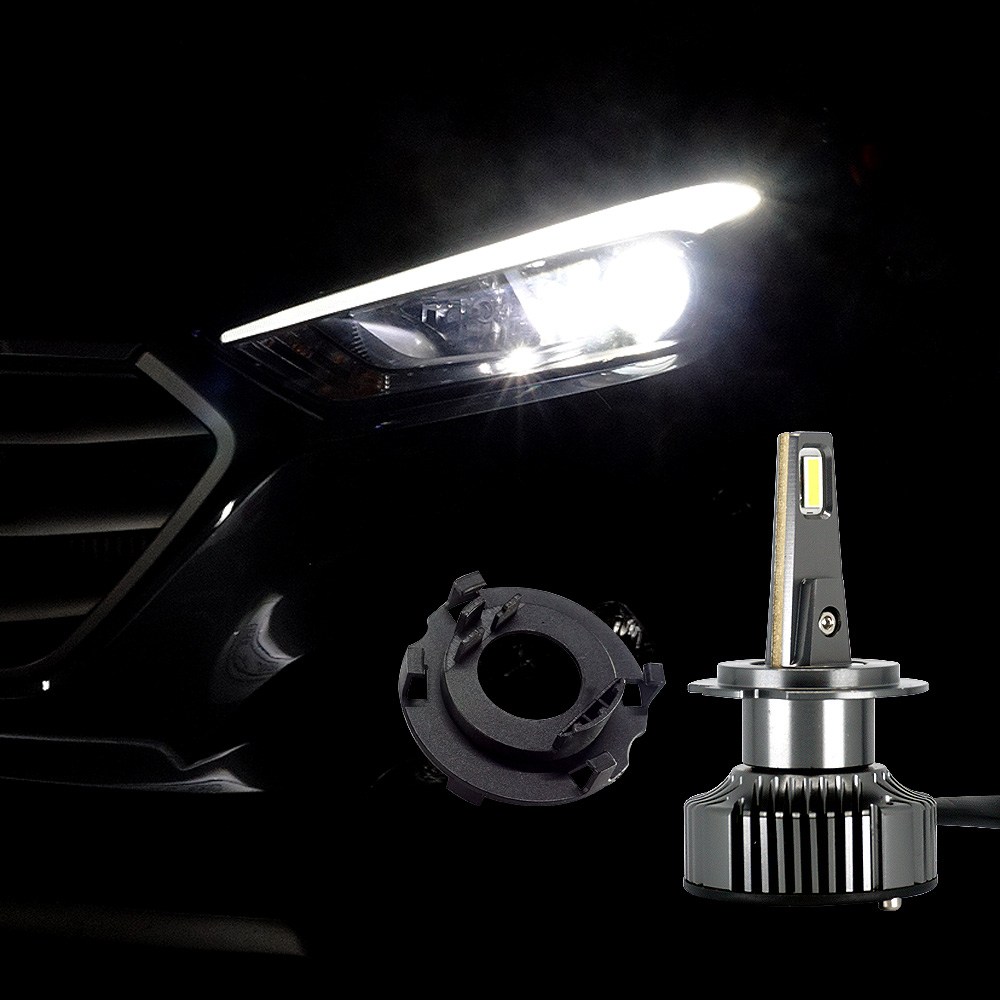 삼항LED 12V-24V겸용 엠프로빔V13 LED전조등 안개등 차량1대분, 1세트, H7+A타입 아답터, H7 95,580원