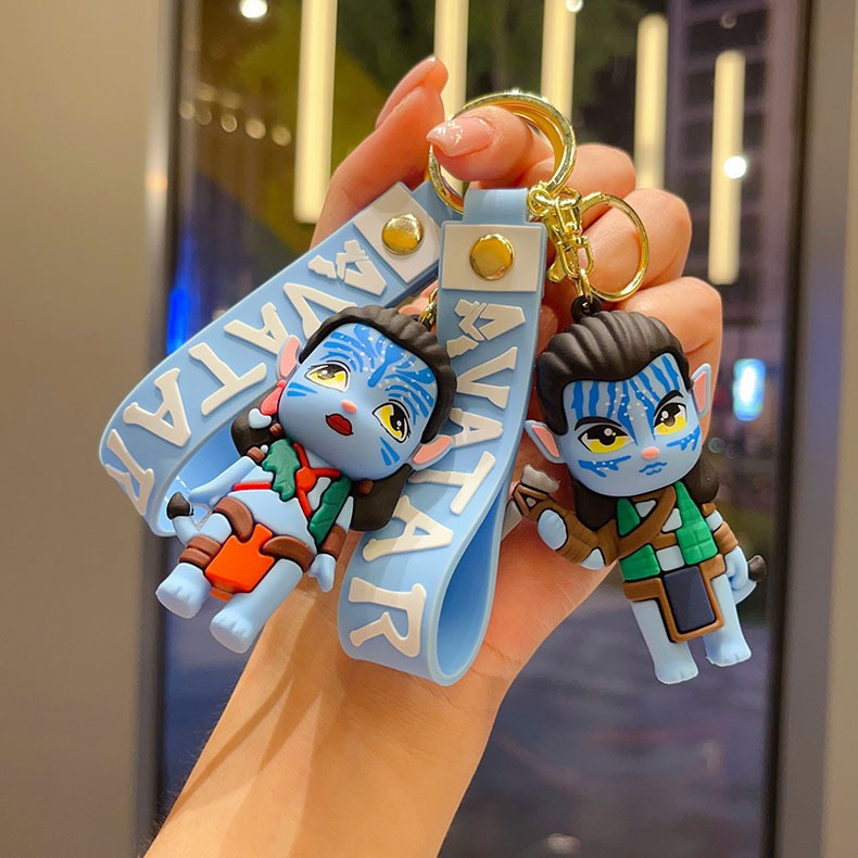 도원스타일 아바타 캐릭터 키링 피규어 키홀더 자동차 가방 열쇠고리 PVC 인형, 2개 4,800원