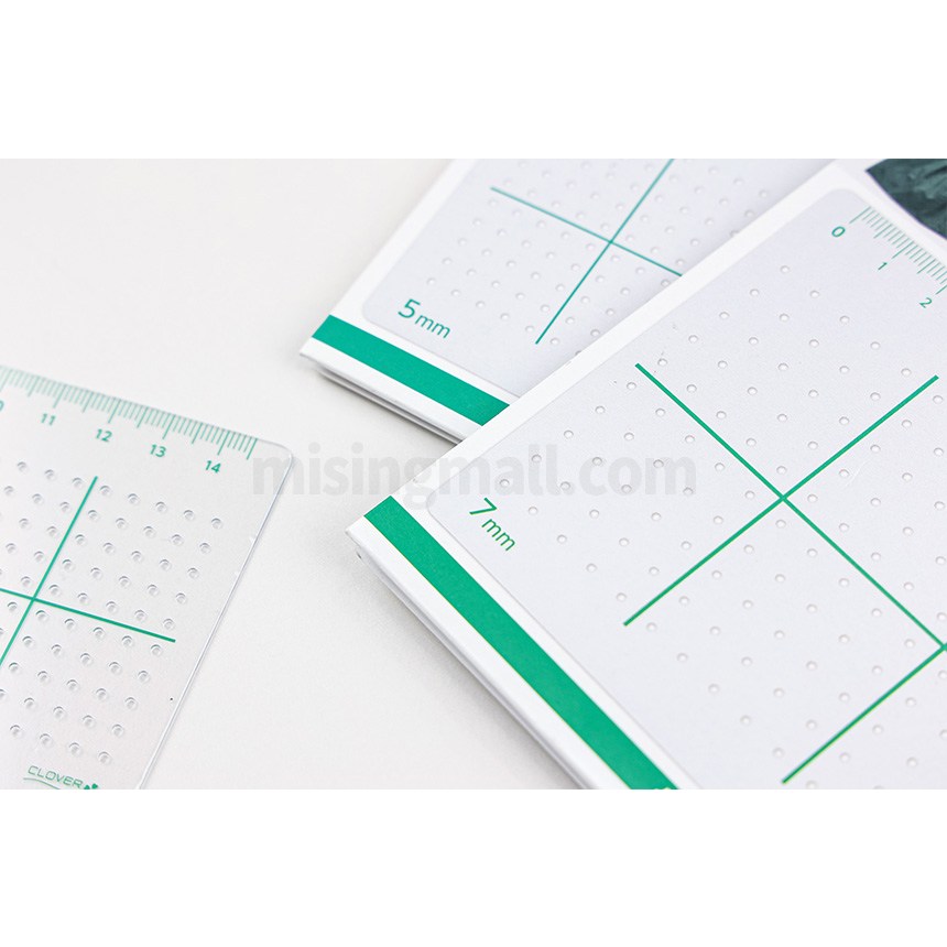 [CLOVER] 스모킹 템플릿 자수용 스티치 크로바 클로버, 1개 18,000원