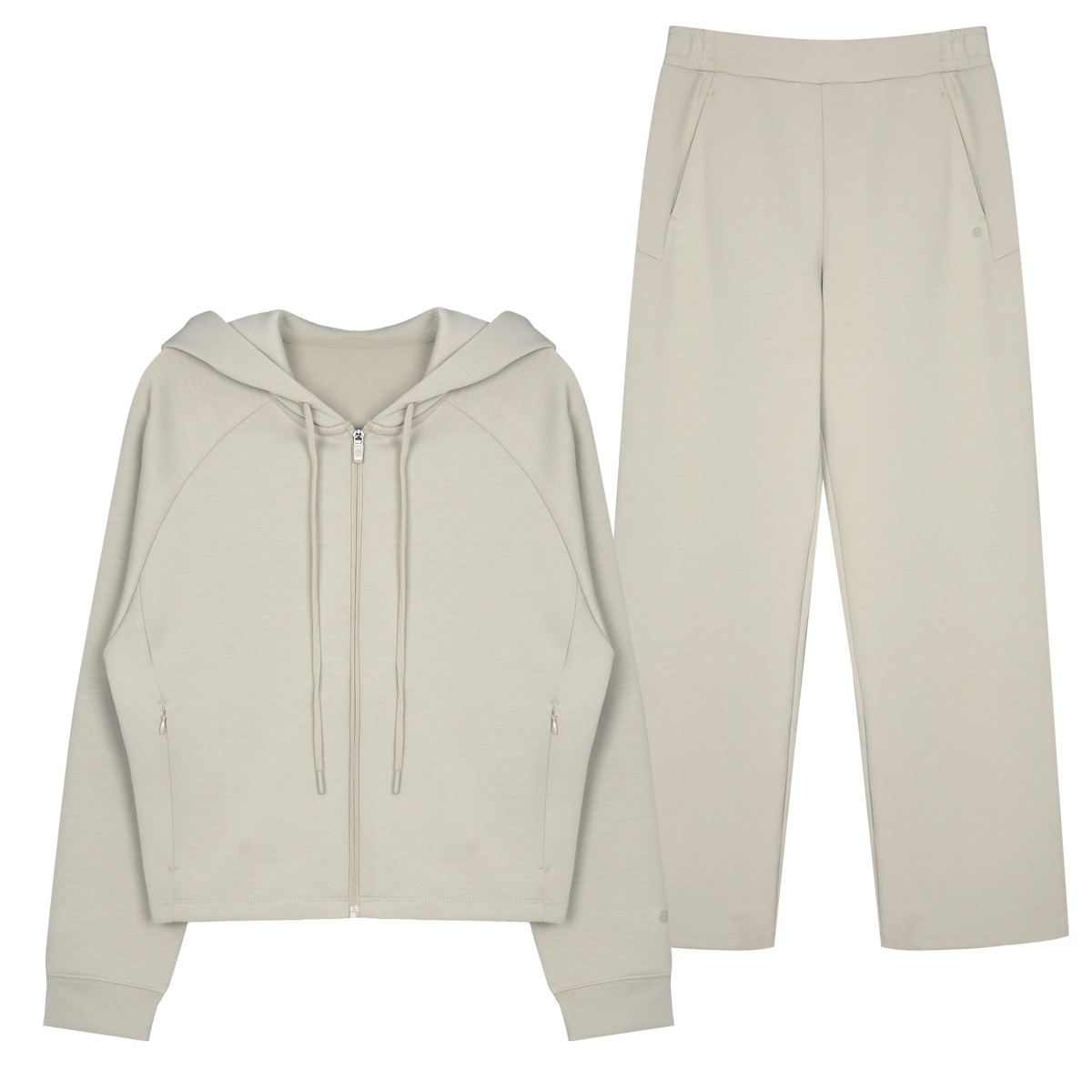 [이지바이] 여성 후드 집업 트레이닝 상하의 세트_디바 폭닥폭닥 부드러운 원단 운동복 상하의 셋업 49,870원